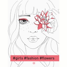Книга Girls fashion flowers
