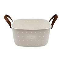 Корзина пластиковая 39*30*21см белая