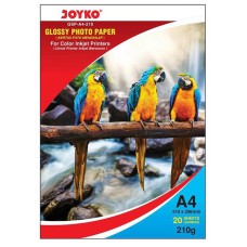 Фотопапір глянцевий А4 210г/м2, 20 арк.