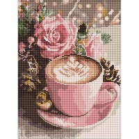 Алмазна мозаїка 30*40см Новорічне капучино