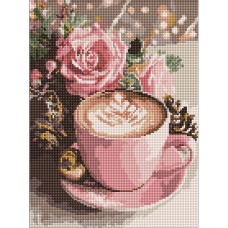 Алмазна мозаїка 30*40см Новорічне капучино