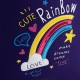 Рюкзак шкільний напівкаркасний GoPack 38*28*13 Rainbow