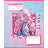 Зошит 18 аркушів лінія Follow Anime