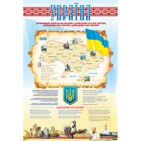Плакат А2 Державні символи України