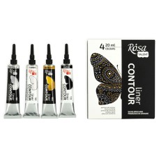 Набір контурів універсальних класичні кольори та металіки