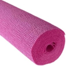 Гофрований папір 50см*2,5м 180г/м рожевий
