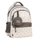Рюкзак шкільний GoPack 41*29*17см Beige Polka Dots