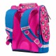 Рюкзак шкільний каркасний SMART Hello, panda 34*26*11см синій/рожевий