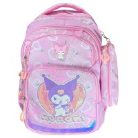 Рюкзак школьный 45*32*19см + пенал Kuromi розовый