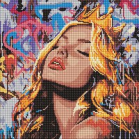 Алмазна мозаїка 40*40см Сучасна Спляча красуня