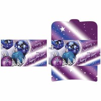 Листівка-конверт для грошей Merry Christmas and Happy New Year
