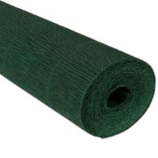 Гофрований папір 50см*2,5м 180г/м темно-зелений