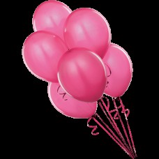 Кулька повітряна рожева 6шт/уп