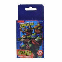 Мел цветной круглый Ninja Turtles 12 шт.