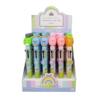 Ручка кулькова Звірята 8 кольорів