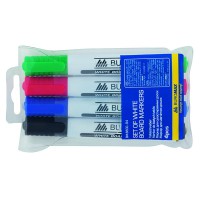 Комплект 4 маркера для магнитных досок JOBMAX