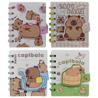 Блонот на пружині 80 аркушів Capybara