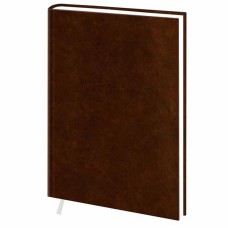 Дневник недатированный А5, балладек, 176 листов, линия, коричневый