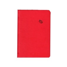 Щоденник недатований А6 146 аркушів клітинка червоний