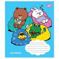 Тетрадь для нот А5 12 листов Line friends