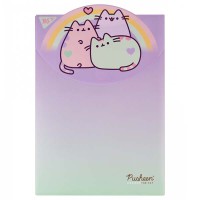 Папка-конверт А4 на липучці Pusheen вертикальна