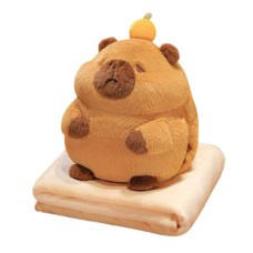М`яка іграшка Capybara + плед