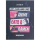 Щоденник шкільний Kite тверда обкладинка Anime