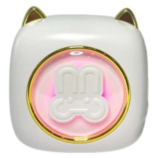 Термопринтер портативний Bluetooth з підсвіткою білий