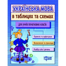 Таблиці та схеми для початкової школи. Українська мова.