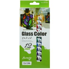 Фарба вітражна 12 кольорів 12мл