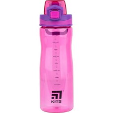 Пляшка для води Kite 650мл рожева