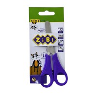 Ножницы детские ZiBi с линейкой 13,2 см фиолетовые