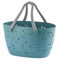 Корзина пластиковая 34*18*32см с резиновыми ручками