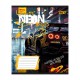 Зошит 18 аркушів клітинка Neon
