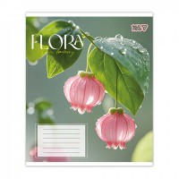 Зошит 36 аркушів клітинка Flora