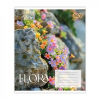 Зошит 36 аркушів лінія Flora