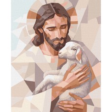 Картина за номерами 40*50см + фарби + пензель 3 шт. з рамкою Гармонія світла