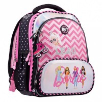 Рюкзак шкільний каркасний 36*27*18см  Barbie
