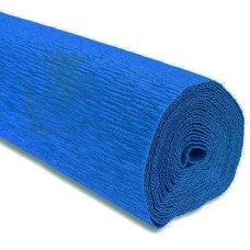 Гофрований папір 50см*2,5м 180г/м блакитний