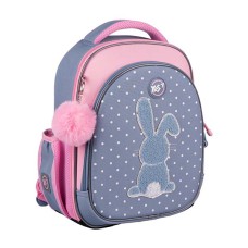 Рюкзак школьный полукаркасный 37*26*13см Lovely Bunny