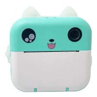 Фотоапарат дитячий моментального друку бірюзовий