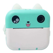 Фотоапарат дитячий моментального друку бірюзовий