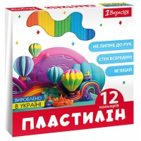 Пластилин 1Сентября 12 цветов Classic