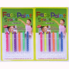 Фарба-олівець для гриму 6 кольорів