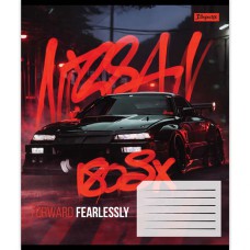 Зошит 12 аркушів клітинка Fearleslly forward