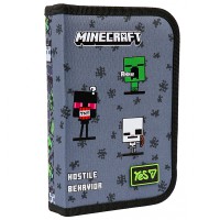 Пенал твердий одинарний з двома клапанами Minecraft Reality