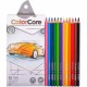 Карандаши цветные Marco 12 шт + 1 графитный карандаш
