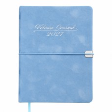 Щоденник датований А5 2027 VELOUR блакитний