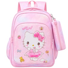 Рюкзак шкільний 40*30*18см + пенал Hello Kitty Мікс кольорів