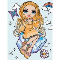 Картина по номерам для детей 30*40 Rainbow High Poppy Rowan